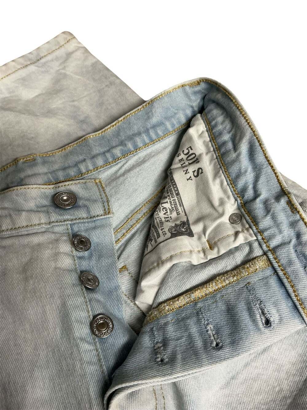 Levi's Premium 501 Quality Clothing Women's Jeans Size W27 X L28 - Picture 7 of 10
